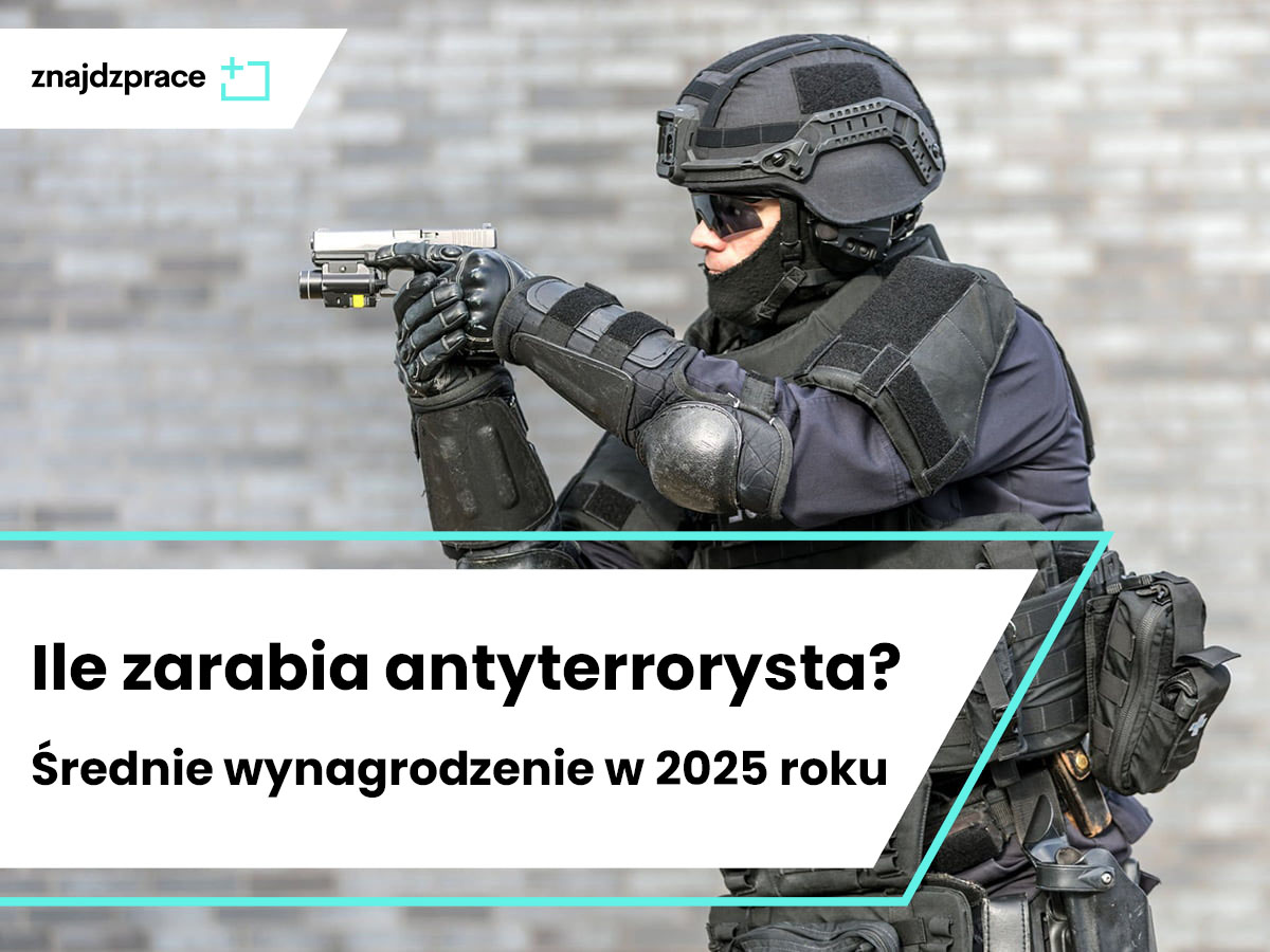 Ile zarabia antyterrorysta? Średnie wynagrodzenie w 2025 roku
